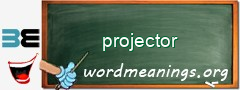 WordMeaning blackboard for projector